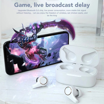 Нов TWS Active Noise Reduction Bluetooth Headset V5.0 Touch Control ANC Sports Waterproof Bass Wireless Earphone Gaming Earbud