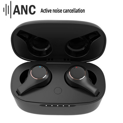 Нов TWS Active Noise Reduction Bluetooth Headset V5.0 Touch Control ANC Sports Waterproof Bass Wireless Earphone Gaming Earbud