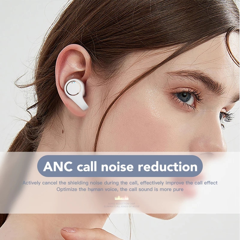 Νέο TWS Active Noise Reduction Bluetooth Headset V5.0 Touch Control ANC Sports Αδιάβροχο μπάσο ασύρματο ακουστικό gaming ακουστικών