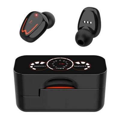 V1 TWS Bluetooth 5.0 slušalice bežične Bluetooth slušalice s poništavanjem buke IPX7 vodootporne sportske slušalice s kućištem za punjenje