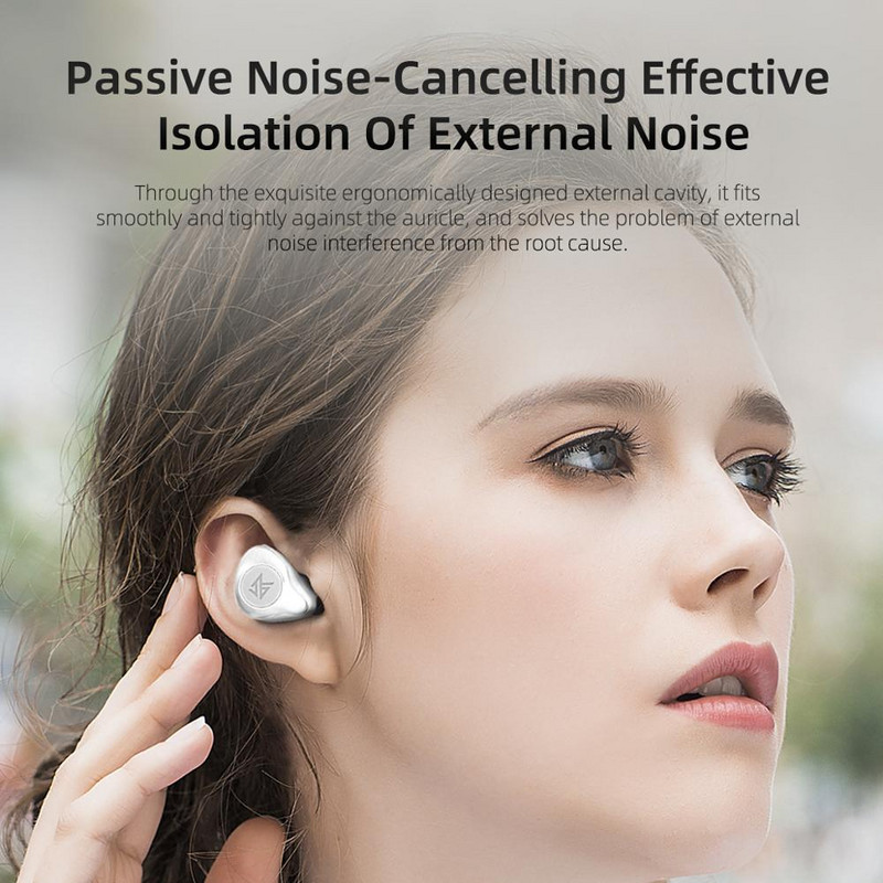 KZ S2 TWS True Wireless Earbuds Bluetooth 5.0 Hybrid 1DD+1BA in-ear ακουστικό αφής Ακύρωση θορύβου Ακουστικά αθλητικών παιχνιδιών