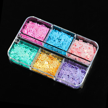 Картина с маслени бои Пеперуди Стикери за нокти Macaron Color Nails Art Glitter Flakes Маникюр Консумативи за нокти Професионални Направи си сам аксесоари