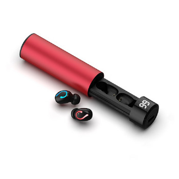 HBQ Q67 TWS Wireless Bluetooth 5.0 Mini ακουστικό 3D Stereo Gaming Αθλητικά αδιάβροχα ακουστικά Ακουστικά με 1500mAh Power Bank