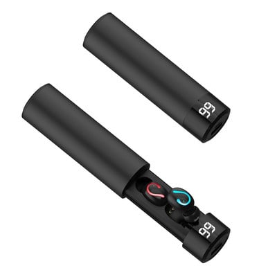 HBQ Q67 TWS Wireless Bluetooth 5.0 Mini ακουστικό 3D Stereo Gaming Αθλητικά αδιάβροχα ακουστικά Ακουστικά με 1500mAh Power Bank