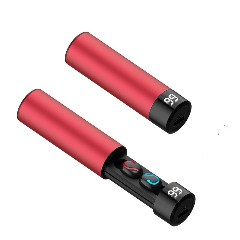 HBQ Q67 TWS Wireless Bluetooth 5.0 Mini ακουστικό 3D Stereo Gaming Αθλητικά αδιάβροχα ακουστικά Ακουστικά με 1500mAh Power Bank