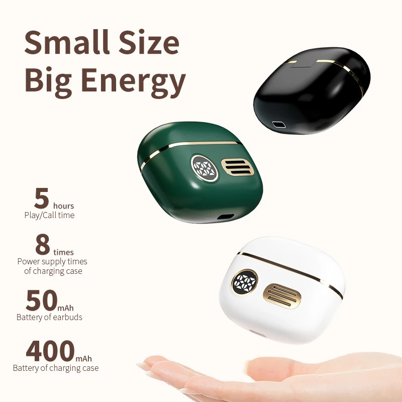 2022 Nove G09 Bluetooth slušalice HiFi stereo bežične slušalice s mikrofonom LED zaslon napajanja TWS retro Bluetooth 5.1 slušalice