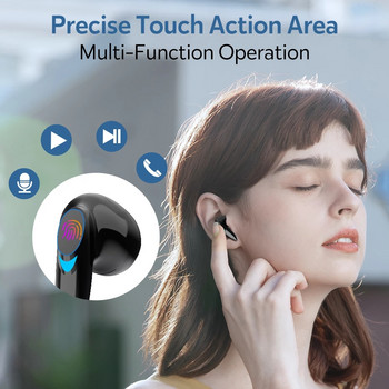 Нови оригинални DACOM G10 TWS Bluetooth 5.2 слушалки Touch Control Безжични стерео слушалки Спорт Водоустойчиви за мобилни телефони