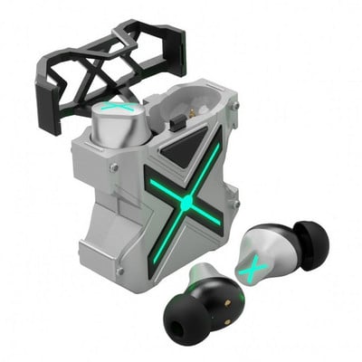 2022 Bluetooth 5.3 TWS slúchadlá Kovové bezdrôtové herné slúchadlá Aktívne potlačenie hluku s mikrofónom Vodotesné