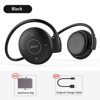 Picun T6 Sports Bluetooth Ακουστικό Ακουστικό Ασύρματο Αδιάβροχο MP3 Ακουστικά Μείωσης Θορύβου Υποστήριξη Ακουστικά TF Card