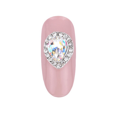 10 τμχ Crystal strass nail art πέτρες κράμα 3d διακοσμητικά λαμπερά γούρια νυχιών στρας για επώνυμα αξεσουάρ κοσμημάτων