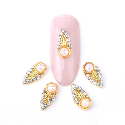 10 τμχ Crystal strass nail art πέτρες κράμα 3d διακοσμητικά λαμπερά γούρια νυχιών στρας για επώνυμα αξεσουάρ κοσμημάτων