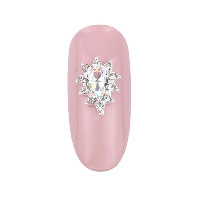 10 τμχ Crystal strass nail art πέτρες κράμα 3d διακοσμητικά λαμπερά γούρια νυχιών στρας για επώνυμα αξεσουάρ κοσμημάτων