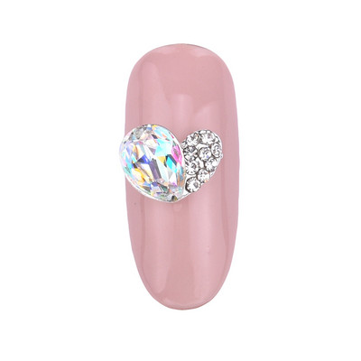 10 τμχ Crystal strass nail art πέτρες κράμα 3d διακοσμητικά λαμπερά γούρια νυχιών στρας για επώνυμα αξεσουάρ κοσμημάτων