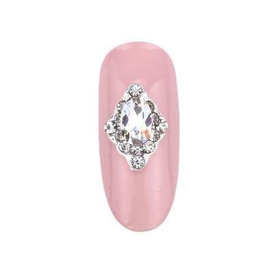 10 τμχ Crystal strass nail art πέτρες κράμα 3d διακοσμητικά λαμπερά γούρια νυχιών στρας για επώνυμα αξεσουάρ κοσμημάτων