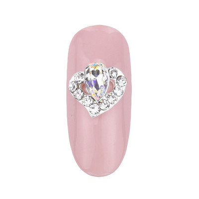 10 τμχ Crystal strass nail art πέτρες κράμα 3d διακοσμητικά λαμπερά γούρια νυχιών στρας για επώνυμα αξεσουάρ κοσμημάτων