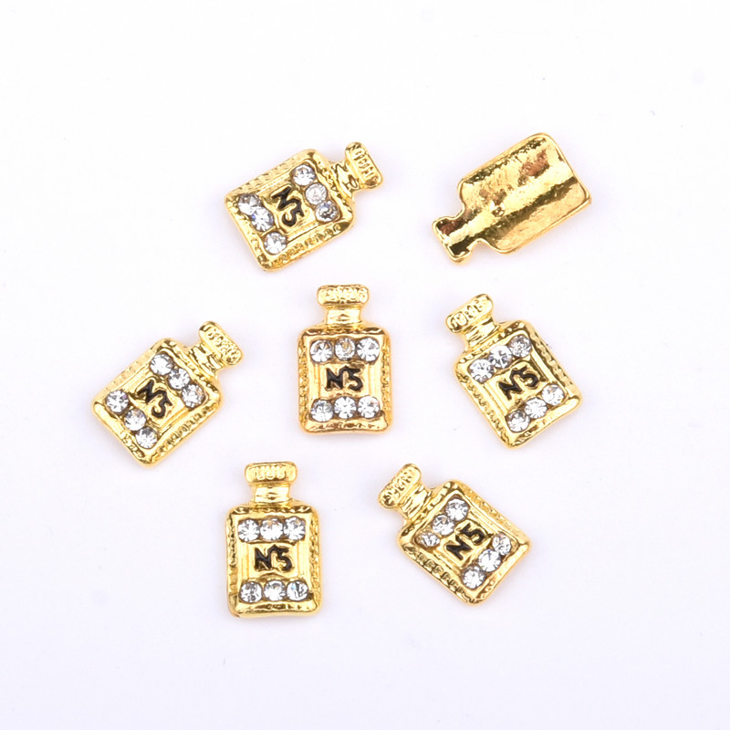 10 τμχ Crystal strass nail art πέτρες κράμα 3d διακοσμητικά λαμπερά γούρια νυχιών στρας για επώνυμα αξεσουάρ κοσμημάτων