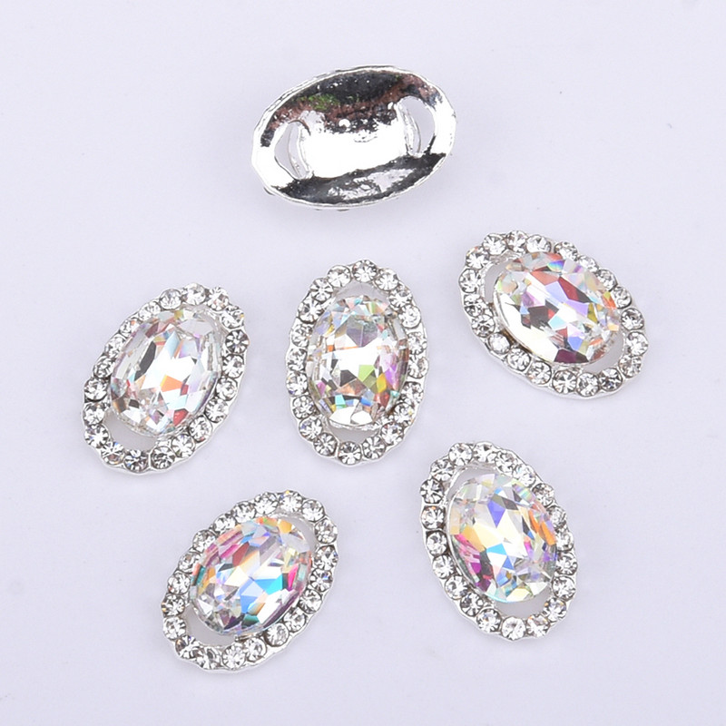 10 τμχ Crystal strass nail art πέτρες κράμα 3d διακοσμητικά λαμπερά γούρια νυχιών στρας για επώνυμα αξεσουάρ κοσμημάτων