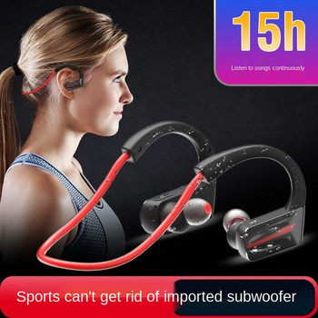 P9 Bluetooth 5.0 Слушалки Стерео безжични слушалки IPX4 Устойчиви на пот Спортни Bluetooth телефон Слушалки Шумопотискащи HD микрофон
