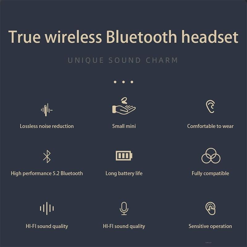 10 buc F8 TWS Căști fără fir Bluetooth 5.0 Căști Bluetooth cu microfon Căști sport Căști cu control tactil pentru apeluri telefonice