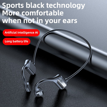 10PCS BL09 безжични слушалки, Bluetooth аудио оборудване с костна проводимост, OpenEAR, спортове на открито, стерео, водоустойчиви, микрофон