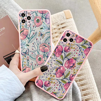 Калъф за телефон Flower Plant за iphone 11 12 13 14 Pro Max за iphone X XS MAX XR 6s 7 8 Plus SE2 Заден удароустойчив капак Funda Shell