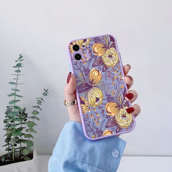 Калъф за телефон Flower Plant за iphone 11 12 13 14 Pro Max за iphone X XS MAX XR 6s 7 8 Plus SE2 Заден удароустойчив капак Funda Shell