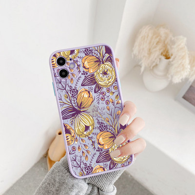 Θήκη τηλεφώνου Flower Plant για iphone 11 12 13 14 Pro Max για iphone X XS MAX XR 6s 7 8 Plus SE2 Πίσω αντικραδασμικό κάλυμμα Funda Shell