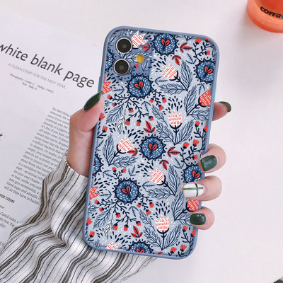 Θήκη τηλεφώνου Flower Plant για iphone 11 12 13 14 Pro Max για iphone X XS MAX XR 6s 7 8 Plus SE2 Πίσω αντικραδασμικό κάλυμμα Funda Shell