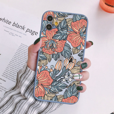 Θήκη τηλεφώνου Flower Plant για iphone 11 12 13 14 Pro Max για iphone X XS MAX XR 6s 7 8 Plus SE2 Πίσω αντικραδασμικό κάλυμμα Funda Shell