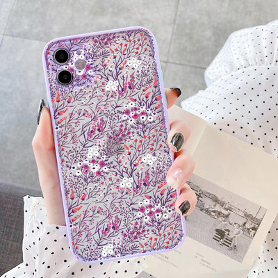 Θήκη τηλεφώνου Flower Plant για iphone 11 12 13 14 Pro Max για iphone X XS MAX XR 6s 7 8 Plus SE2 Πίσω αντικραδασμικό κάλυμμα Funda Shell