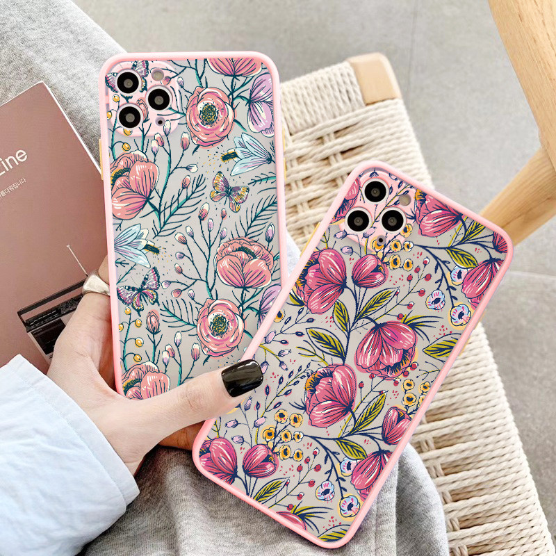 Θήκη τηλεφώνου Flower Plant για iphone 11 12 13 14 Pro Max για iphone X XS MAX XR 6s 7 8 Plus SE2 Πίσω αντικραδασμικό κάλυμμα Funda Shell