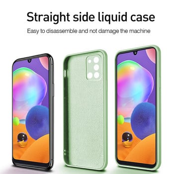 Candy Liquid Silicone Case за Samsung Galaxy A52 A72 S21 S20 Plus A51 A71 A31 A50 A70 A32 A42 A21s M31 M51 Note 20 Ultra Cover