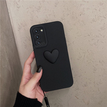 Сладък силиконов калъф 3D Love Heart за Samsung Galaxy S21 S22 Plus Ultra S20 Fe Калъф за каишка за каишка S 21 22 20 S22plus S21fe