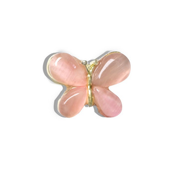 5Pcs Symphony Butterfly Parts Nails Charms Magic Alloy Jewelry Opal Crystal Nail Decoration Colorful Gems Rhinestone Accessories