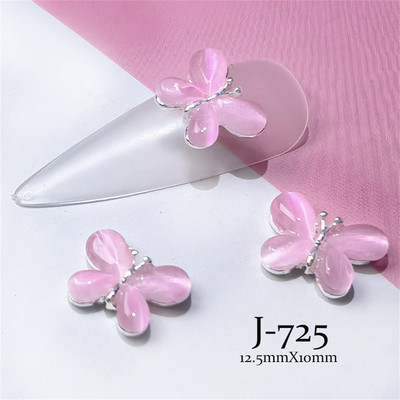 5 vnt. simfoninių drugelių dalys, nagai, žavesiai, stebuklingo lydinio papuošalai, opaliniai krištoliniai nagų papuošimai, spalvingi brangakmeniai, krištolo priedai