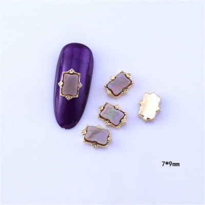 10 vnt Širdies nagų pakabukai Marmuriniai kevaliniai nagų dailė Kalnų krištolinio lydinio pakabukai Brangakmeniai Manikiūro Dekoras Kawaii Papuošalų Priedai