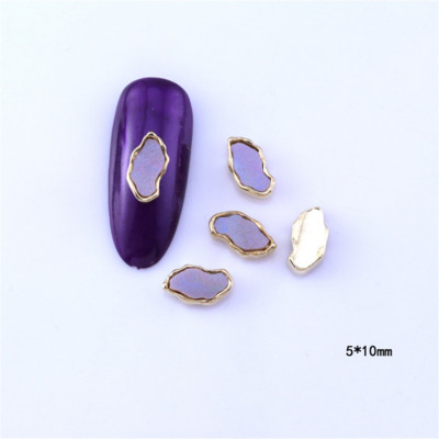 10 vnt Širdies nagų pakabukai Marmuriniai kevaliniai nagų dailė Kalnų krištolinio lydinio pakabukai Brangakmeniai Manikiūro Dekoras Kawaii Papuošalų Priedai