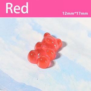 20kom Candy Bear privjesci za nokte Kristalno prozirno žele drago kamenje Dekoracije za manikuru Kawaii DIY dodaci za nokte sa kamenčićima 12*17 mm