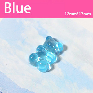 20kom Candy Bear privjesci za nokte Kristalno prozirno žele drago kamenje Dekoracije za manikuru Kawaii DIY dodaci za nokte sa kamenčićima 12*17 mm