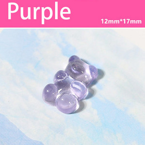 20kom Candy Bear privjesci za nokte Kristalno prozirno žele drago kamenje Dekoracije za manikuru Kawaii DIY dodaci za nokte sa kamenčićima 12*17 mm