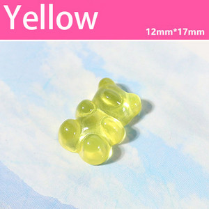 20kom Candy Bear privjesci za nokte Kristalno prozirno žele drago kamenje Dekoracije za manikuru Kawaii DIY dodaci za nokte sa kamenčićima 12*17 mm