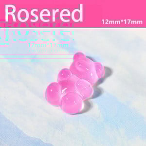 20kom Candy Bear privjesci za nokte Kristalno prozirno žele drago kamenje Dekoracije za manikuru Kawaii DIY dodaci za nokte sa kamenčićima 12*17 mm