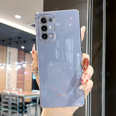 S20fe S 20 21 22 Πολυτελής επιμετάλλωση Τετράγωνη θήκη δαχτυλιδιού για Samsung Galaxy S20 Fe S22 S21 Plus Ultra 2022 5g Κάλυμμα σιλικόνης