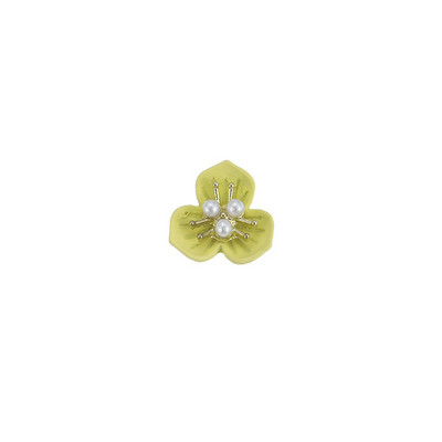 10db Flowers Core Nail Charms Pearl Floret Retro strassz ötvözet spray festék virágzás 3D Charm Alkatrészek Manikűr kiegészítők 12*12mm