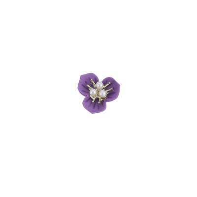 10db Flowers Core Nail Charms Pearl Floret Retro strassz ötvözet spray festék virágzás 3D Charm Alkatrészek Manikűr kiegészítők 12*12mm