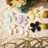 50 vnt želė juostelė Nagų dailės dekoracija Frozen Clear Candy Mini papuošalai 3D nagai Priedai Spalvingas manikiūro ornamentas 11*11mm