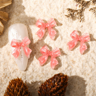 50 vnt želė juostelė Nagų dailės dekoracija Frozen Clear Candy Mini papuošalai 3D nagai Priedai Spalvingas manikiūro ornamentas 11*11mm