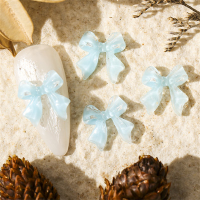 50 vnt želė juostelė Nagų dailės dekoracija Frozen Clear Candy Mini papuošalai 3D nagai Priedai Spalvingas manikiūro ornamentas 11*11mm