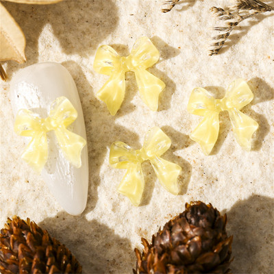 50 vnt želė juostelė Nagų dailės dekoracija Frozen Clear Candy Mini papuošalai 3D nagai Priedai Spalvingas manikiūro ornamentas 11*11mm