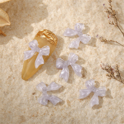 50 vnt želė juostelė Nagų dailės dekoracija Frozen Clear Candy Mini papuošalai 3D nagai Priedai Spalvingas manikiūro ornamentas 11*11mm